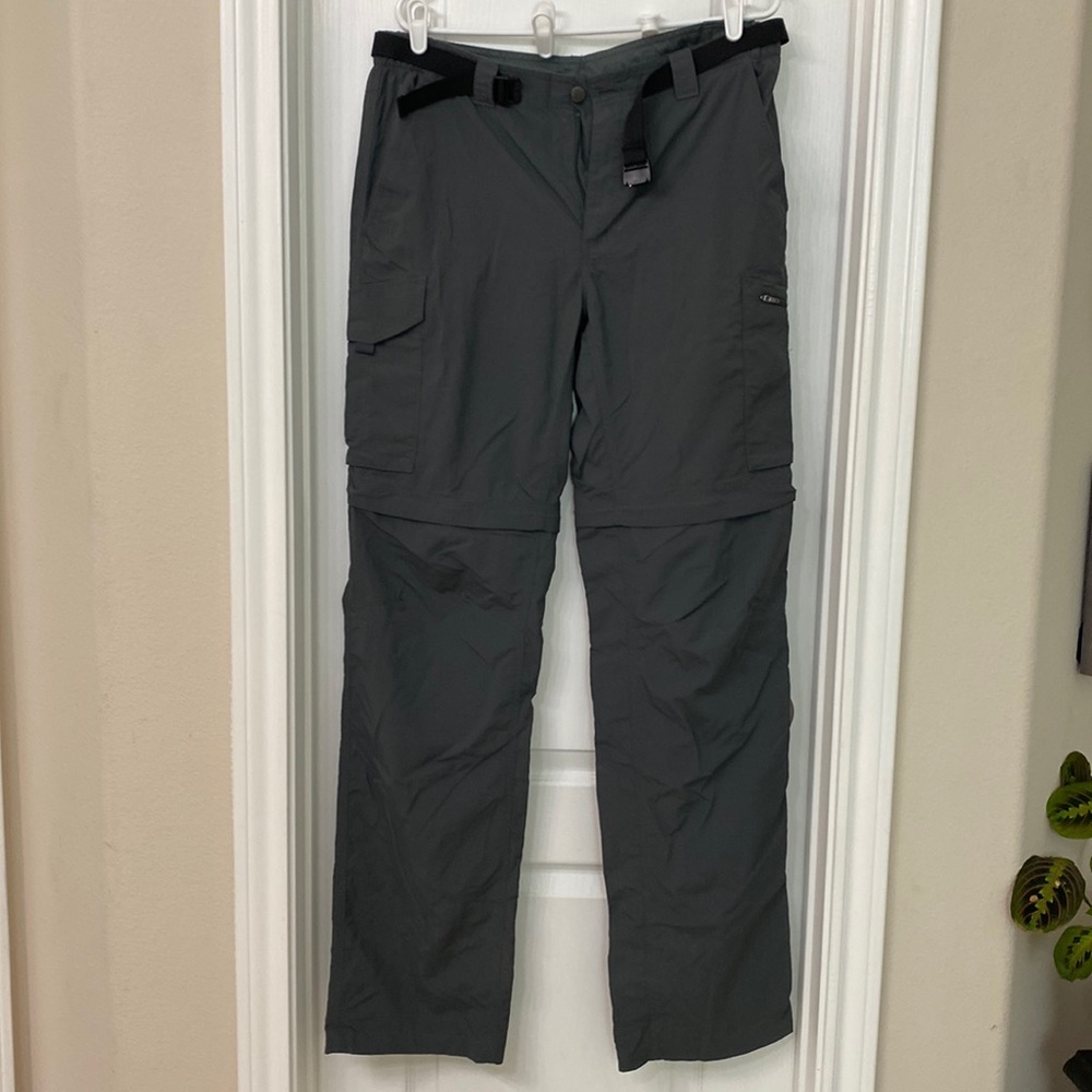 Columbia convertible pants. Mens 34w 36L. Silver.  Brand new. One is NWT In bag